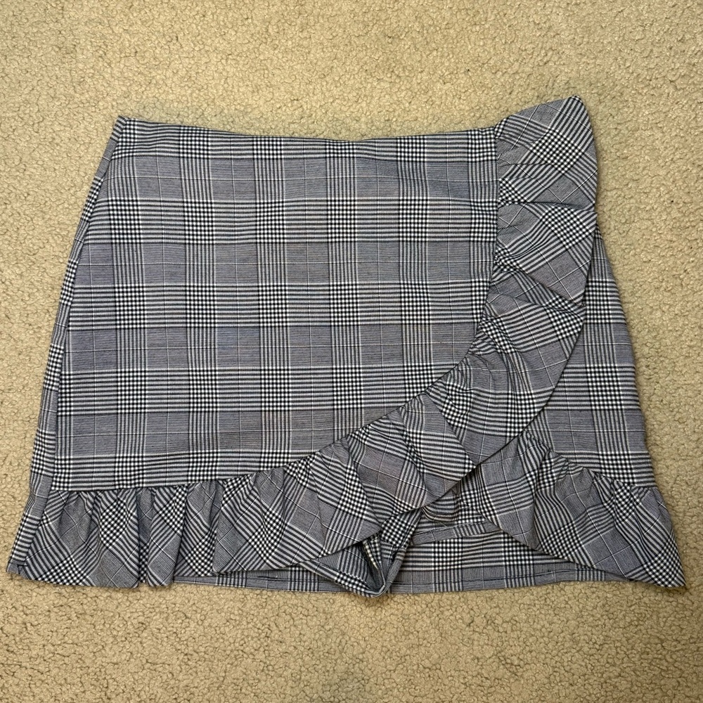 Plaid Skort